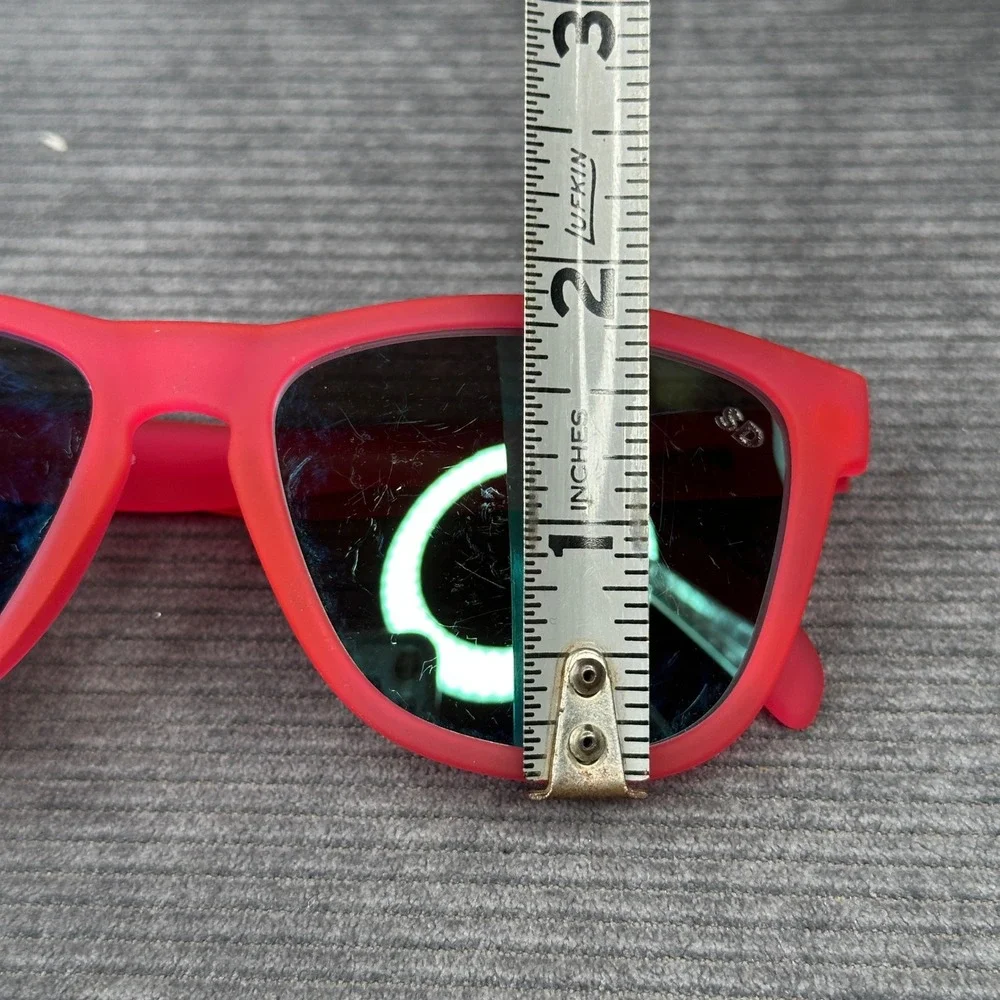 Goodr Flamingos on a Booze Cruise Sunglasses Matte Pink Blue Mirrored Polarized